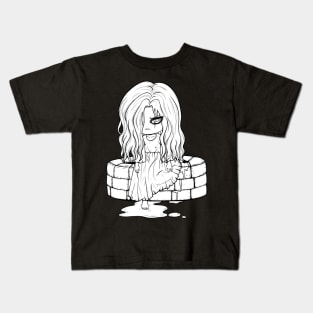 Chibi Girl From The Well Kids T-Shirt